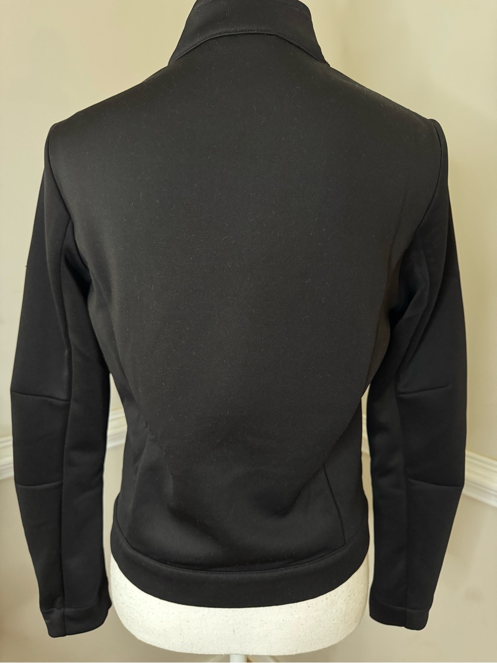 Barbour International Women's Dunnet Quilted Front Zip Sweatshirt Jacket Size 6 - Picture 6 of 8